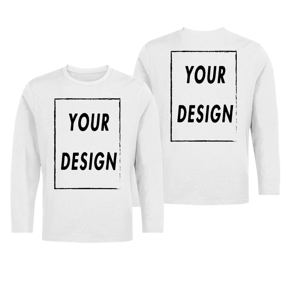 Anpassningsbar T-shirt med Eget Tryck – 100% Bomull Unisex Casual S–XXL (EU)