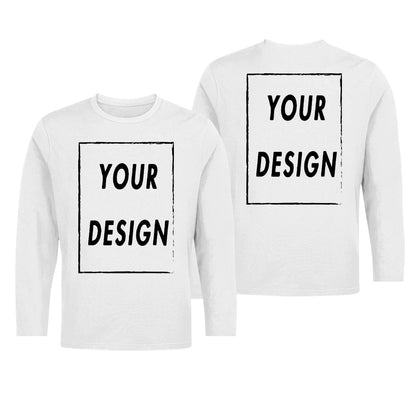 Anpassningsbar T-shirt med Eget Tryck – 100% Bomull Unisex Casual S–XXL (EU)