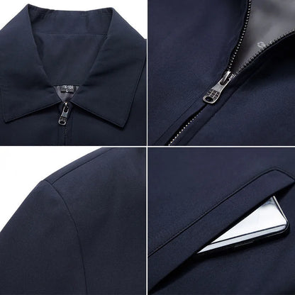 Herr Casual Blazer – Lös Business Kavaj för Kontor, Vår & Höst, 7 Färger, Storlek M–3XL