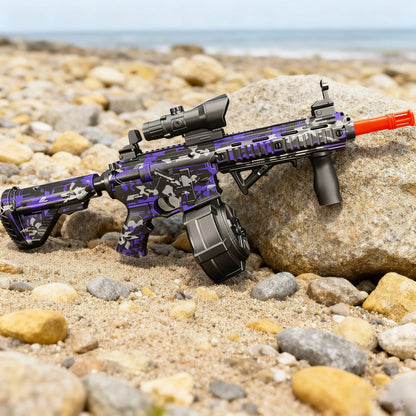 M416 Lila Elektrisk Geléblaster 32m Räckvidd Vattenkulgevär