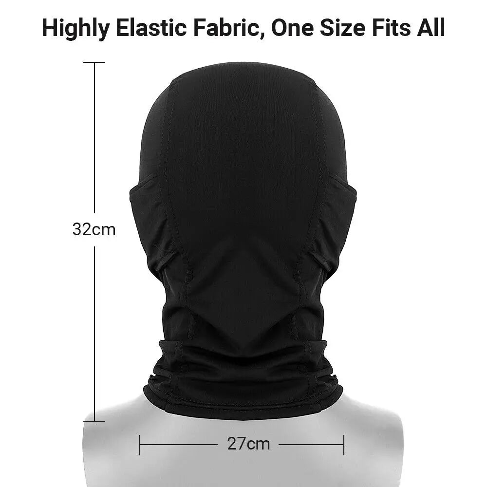 Taktisk balaclava halvmask med andningsbart nät