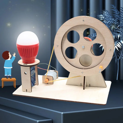 DIY Vetenskapsleksak Trä – Robot & Elektronik Byggsats Kreativt STEM-kit Barn 6–14 År Gootrades 2026