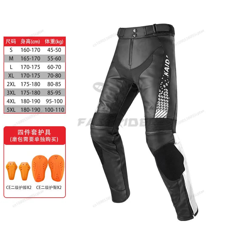 Motorcykelbyxor i 100% polyester