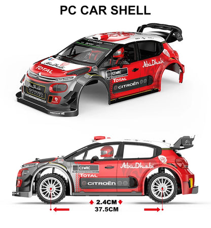Hyper Go MJX 7303 1/7 RC Car 4WD 60KM/H Brushless High-Speed Off-Road Racing C3 Simulation Citroen Drift Car Climbing Car