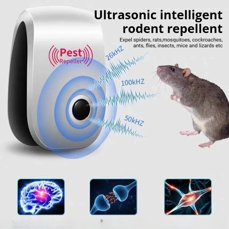 Ultrasonic Rat Destruction Mosquito Killer Repellent Pest Control Safe Effective For Home Garden Indoor Outdoor Insect Repeller