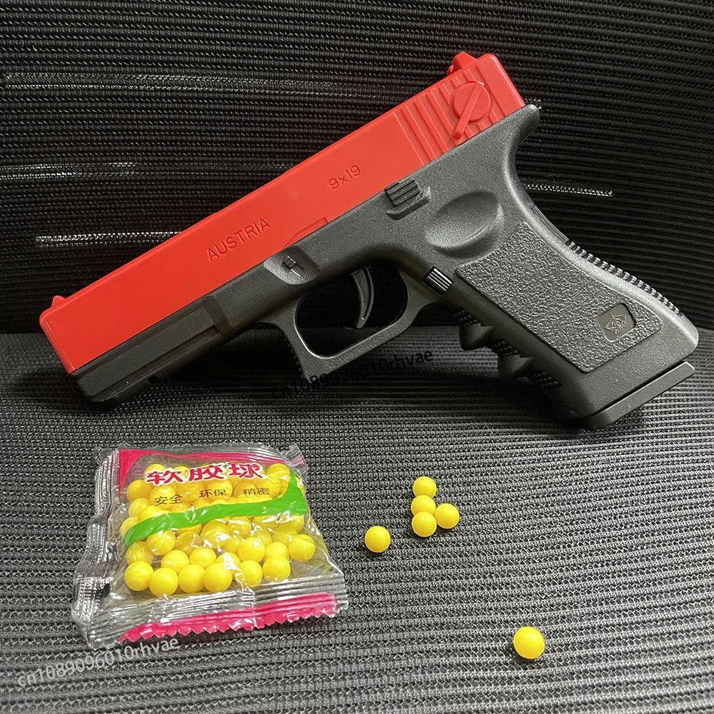 Mjukammunition Airsoft Pistol Manuell G17 Leksaksvapen