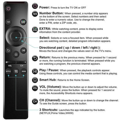 Universal Replacement Remote Control For Smart TV Remote BN59-01259B/D/E BN59-01241A BN59-01245A BN59-01260A BN59-01265A BN59