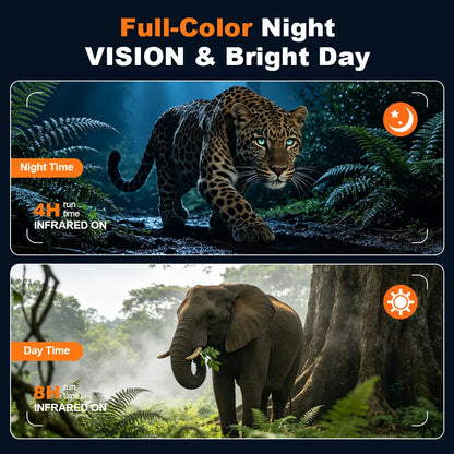 GTMEDIA V6 PRO Infrared 4K Night Vision Binoculars Goggles 8X Digital Zoom 300M Full Darkness Photo&Video Telescope for Hunting