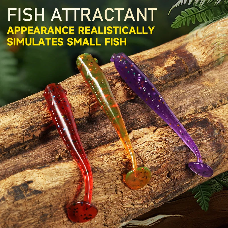 Supercontinent soft bait new minnow 4cm/30pcs 2.7cm/50pcs fishing lures sinking tremor bait Soft Fishing Lure Fishy Worms lure