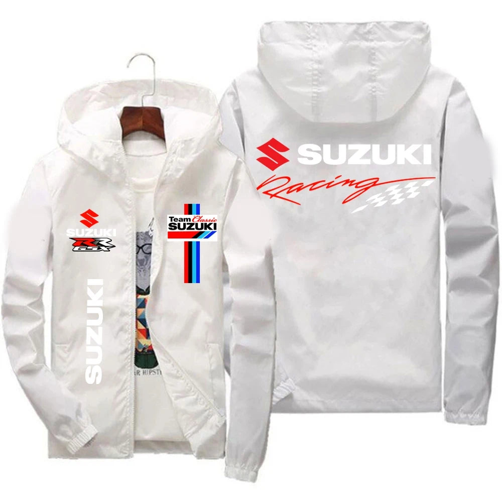 Suzuki Racing Jacket Herr – Vindtät Casual Sportsjacka Vår & Höst