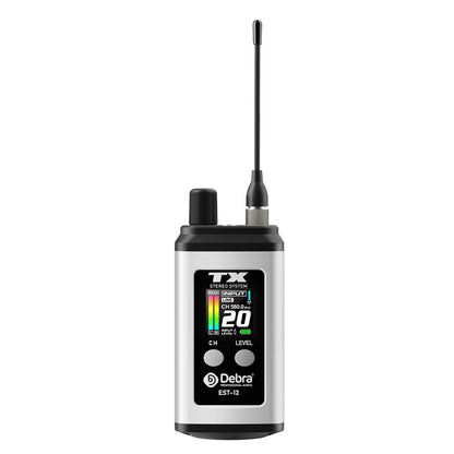 EST-12 trådlöst UHF-system för in-ear-monitorering