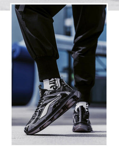 Men's Fashionable Basketball Shoes Air Cushioning Comfortable Non-Slip Breathable Shock-Absorbing Men's Outdoor Activities