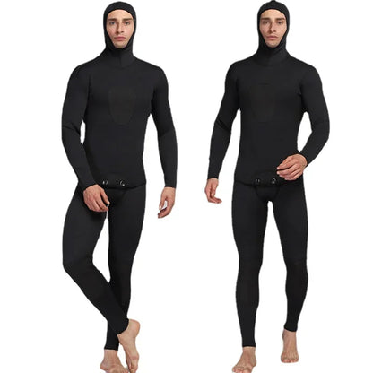 1,5mm Neopren Våtdräkt Herr – 2-delad, UV-skydd, Dykning & Simning, S–XXXL