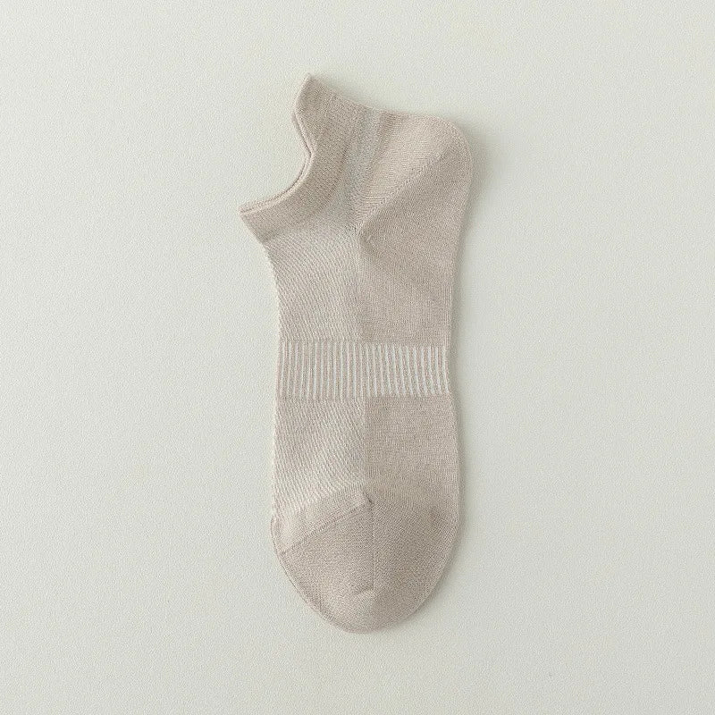 High Quality 5Pairs/Lot Men's Bamboo Fiber Socks Hand Link Short Mesh Breathable Ankle Socks Summer Male Socks