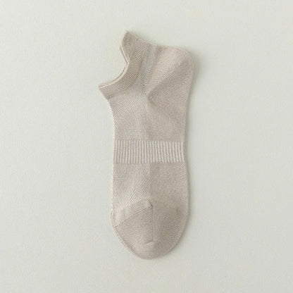 High Quality 5Pairs/Lot Men's Bamboo Fiber Socks Hand Link Short Mesh Breathable Ankle Socks Summer Male Socks
