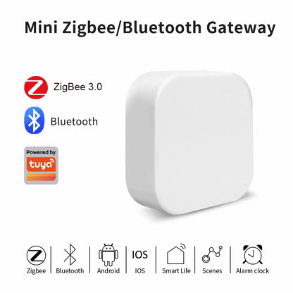 Lincukoo Tuya Zigbee/Bluetooth Gateway Smart Wireless Hub Gateway Connect 128 Zigbee Devices Multi-mode Gateway Home SmartLife