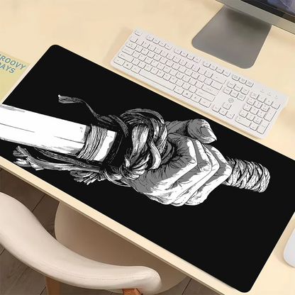 Large Gaming Mouse Pad with Non-slip Rubber Base Precise Seam Design Washable and Durable for Computer Games and Office Use