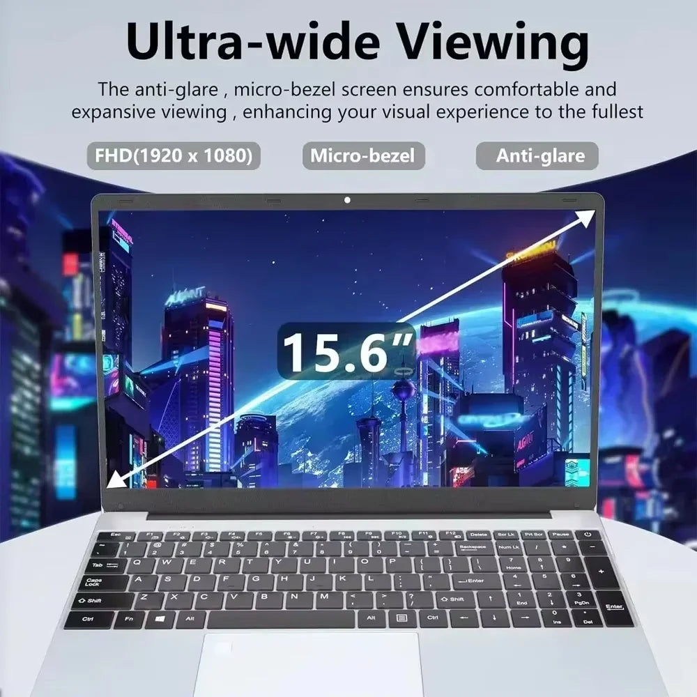 Intel Core i9 10980HK 15.6” Gaming Laptop 32GB RAM 2TB SSD Win 11 Fingerprint Unlock Ultra Slim Gaming Office Laptop Notebook