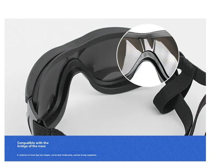 Transparent Color Pet Dog Goggles Waterproof Windproof Sunscreen UV Resistant Large Dog Glasses