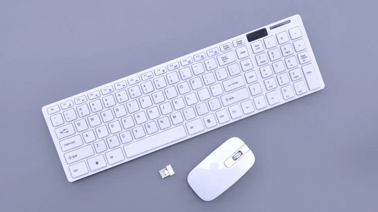 Spanish/Hebrew/Russian/Korean New 2.4G Wireless Keyboard and Mouse set For Laptop iPad PC Desktop For Android IOS Windows