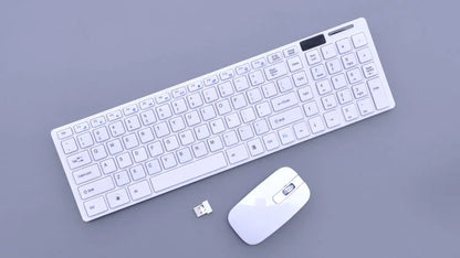 Spanish/Hebrew/Russian/Korean New 2.4G Wireless Keyboard and Mouse set For Laptop iPad PC Desktop For Android IOS Windows