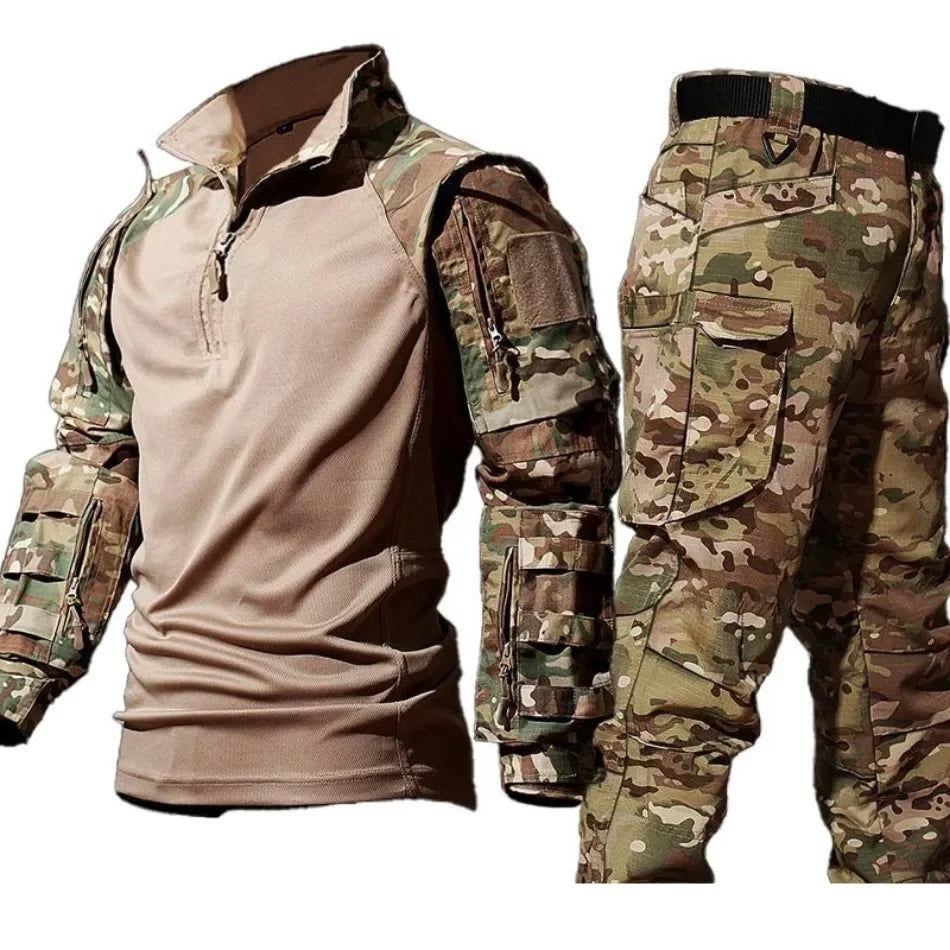 Utomhus taktisk dräkt för män Airsoft stridsskjortor