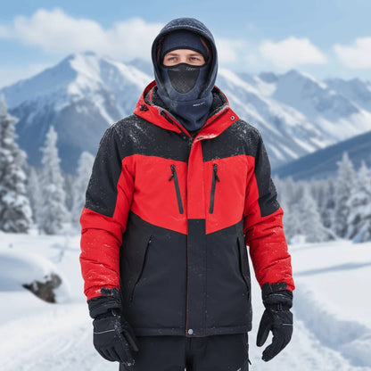 Vattentät balaklava i polarfleece med huva och halsvärmare