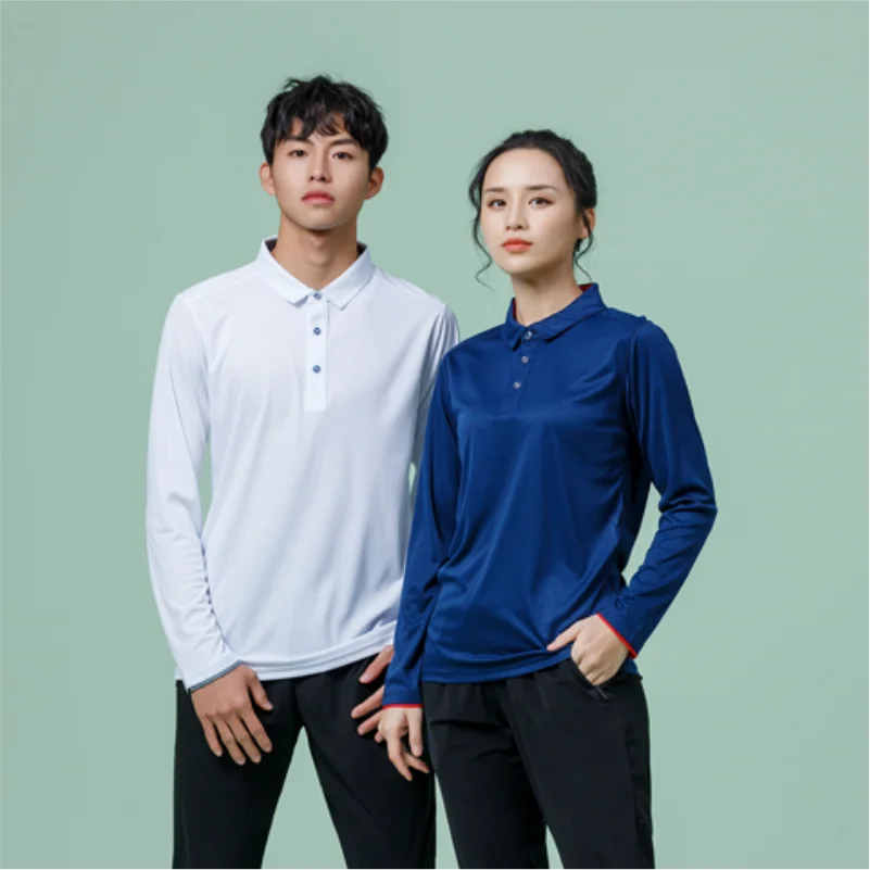 Långärmad Polo Snabbtork Eget Tryck & Brodyr – Lapelkrage | Reklamkläder & Profilprodukter