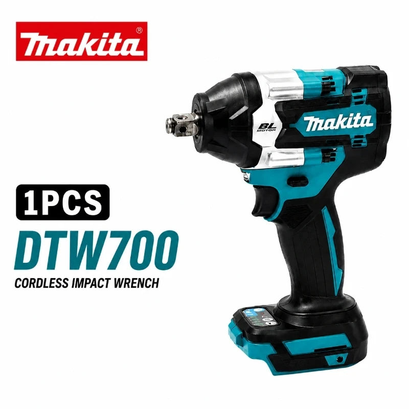 Makita DTW700 18V Kolborstfri Mutterdragare med 6.0Ah Batteri