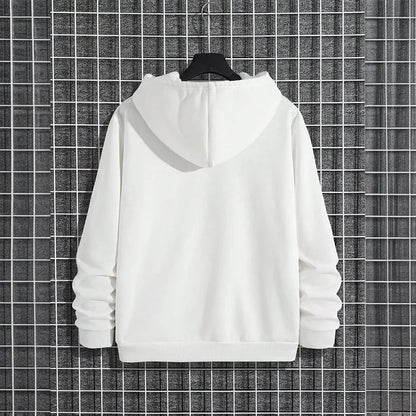 2025 Fall/winter New Arrival Men's Hoodie High Quality Solid Color Hooded Sweatshirt Male Home Outdoor Casual Fashion Pullover
