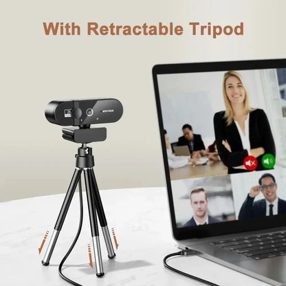 2026 Webcam 1080P Mini Camera 2K Full HD Webcam with Microphone 30fps USB Web Cam for Auto Focus PC Laptop Video Shooting Camera