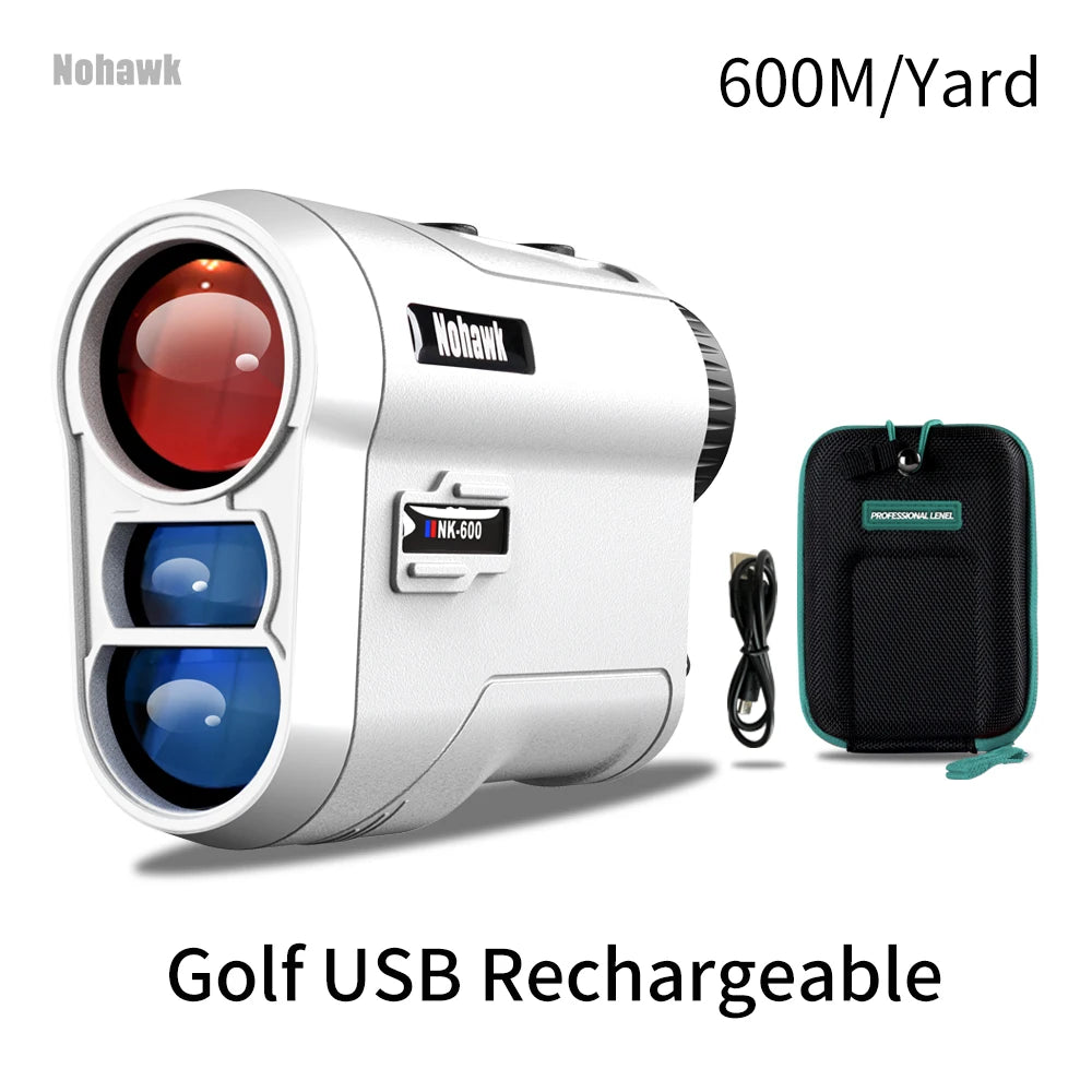 Nohawk 600M/1000Y Laseravståndsmätare för Golf och Jakt