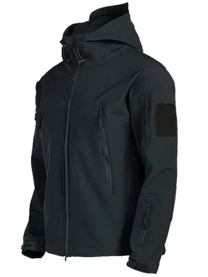Military Shark Skin Soft Shell Jackets Men Tactical Windproof Waterproof jacket men Army Combat Jackets Mens Hooded Bomber Coats