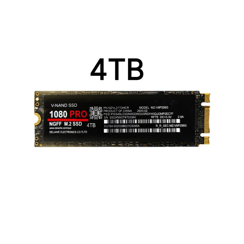 Original 1080PRO M.2 NVMe SSD 1TB 2TB NGFF Internal Solid State Drive High Speed Hard Disk for Gaming Laptop Desktop Notebook