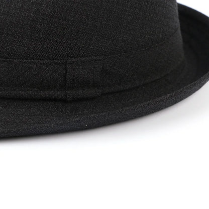 Autumn&Winter Hats For Men Fedoras Top Jazz Plaid Hat Adult Bowler Hats