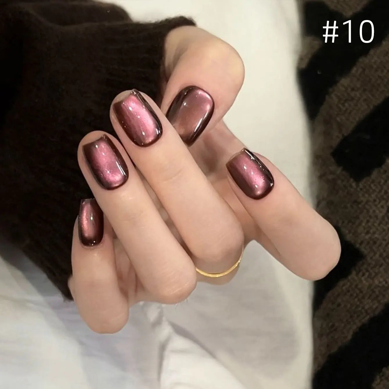 MIANEL Orion Nebula Cat Eye Gel Nail Polish Sparkling Crystal Shimmer Blue Purple Gold 2026 Spring/Summer Unique Special