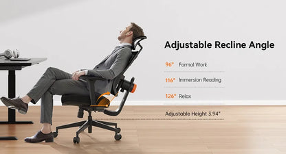 NEWTRAL Ergonomic Office Chair with Desktop,Adaptive Lower Back Support Gamer Chair,Adjustable Headrest Seat Depth Office Chair