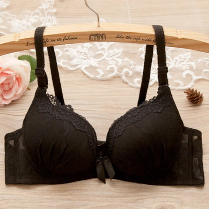 Girl Sweet Style Beautiful Wireless Bra Soft Breathable Small Breasts Bralette Comfortable Lingerie