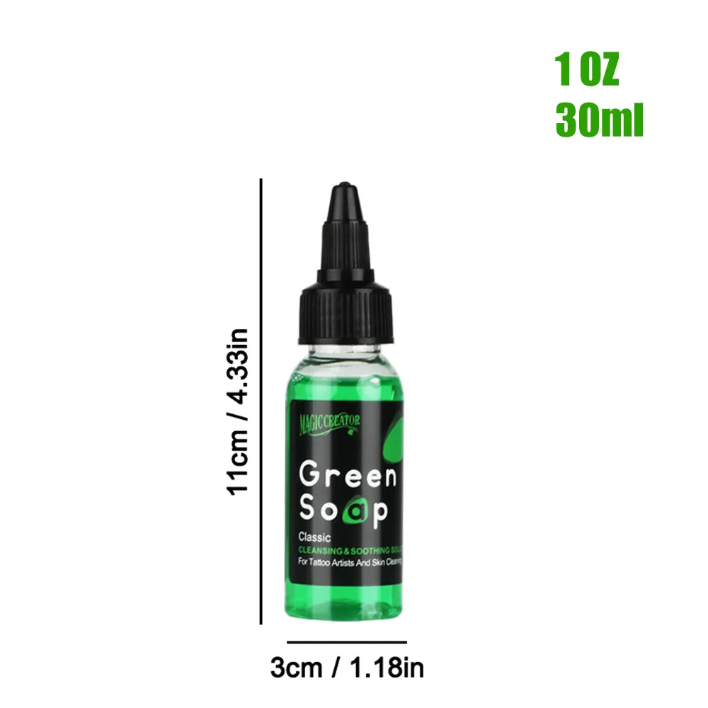 30ml 250ml 500ml Tattoo Green Soap/ Tattoos  Cleaning Supplies