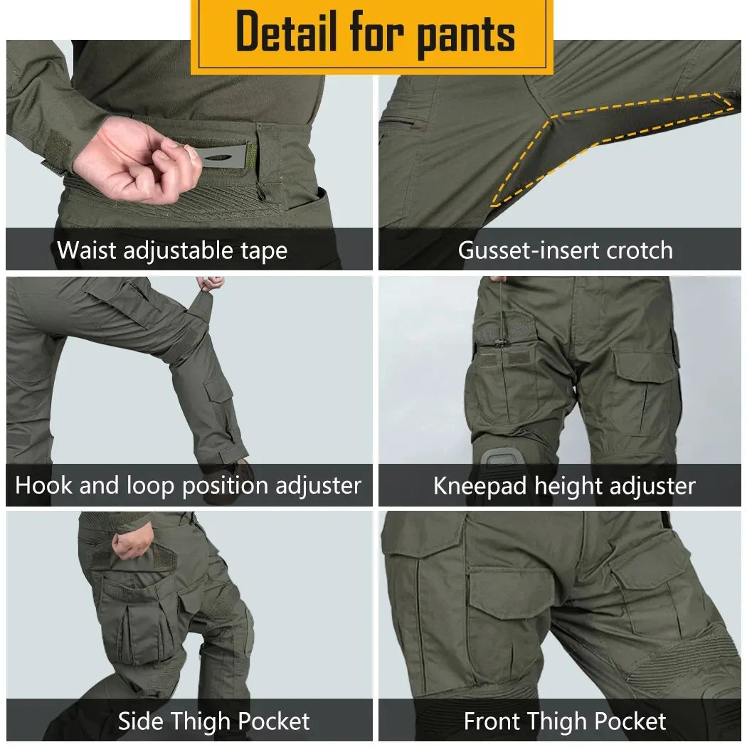 Tactical Pants Gen3 Combat Pant Men's Flex Stretch Work Cargo Pants Casual Trouser Outdoor Sport Training Trekking Hiking Pants