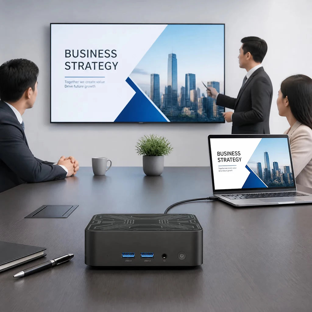 New Mini PC Core i9 10980HK 16GB 1TB 2TB SSD 4K HD Gaming Desktop Portable Gamer Computer