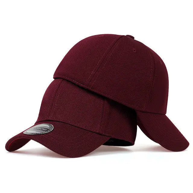 Adult Back Closed Baseball Cap for Small Head Lady Man Blank Hiphop Snapback Hat Fitted Flat Caps 58cm to 60cm