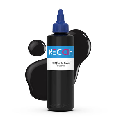 8OZ 240ML Black Tattoo Ink Original TBK BLK WD1 Triple Black Ink Professional Tattoo Pigment Permanent Skin Body Art Pigment
