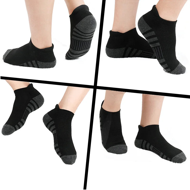 6/24 Pairs Cushioned Breathable Ankle Athletic Running Socks Low Cut Sports Tab for Men And Women