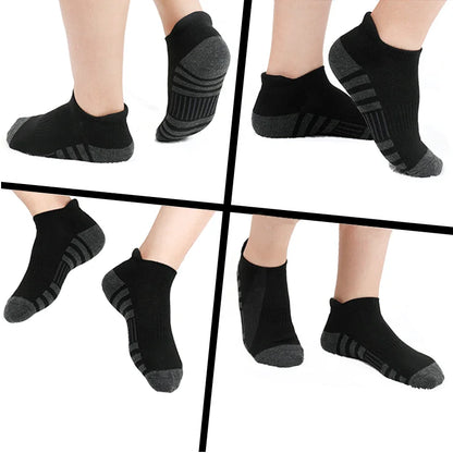 6/24 Pairs Cushioned Breathable Ankle Athletic Running Socks Low Cut Sports Tab for Men And Women
