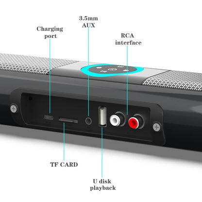Wireless Bluetooth Sound Bar Speaker System Super Power Sound Speaker Wired Wireless Surround Stereo Home Theater TV Projector