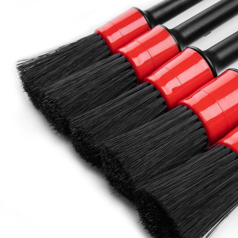 Car Cleaning Brush Kit Automotive Detail Brushes For Car Interior Detailing Brush Set Wheel Rims Clean Brush Plastic