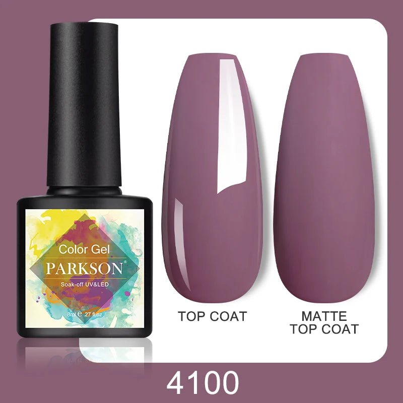 Parkson No Wipe Top Base Coat Nail Gel polish Design Enhancer Varnish Semi Permanent Soak Off UV LED Nail Art Tool