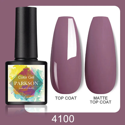 Parkson No Wipe Top Base Coat Nail Gel polish Design Enhancer Varnish Semi Permanent Soak Off UV LED Nail Art Tool