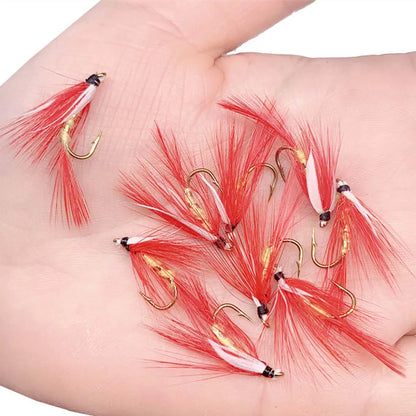 1/3Pcs Fly Fishing Lure Nymph Dry Wet Flies Bionic Bait Fly Trout Fishing Lures